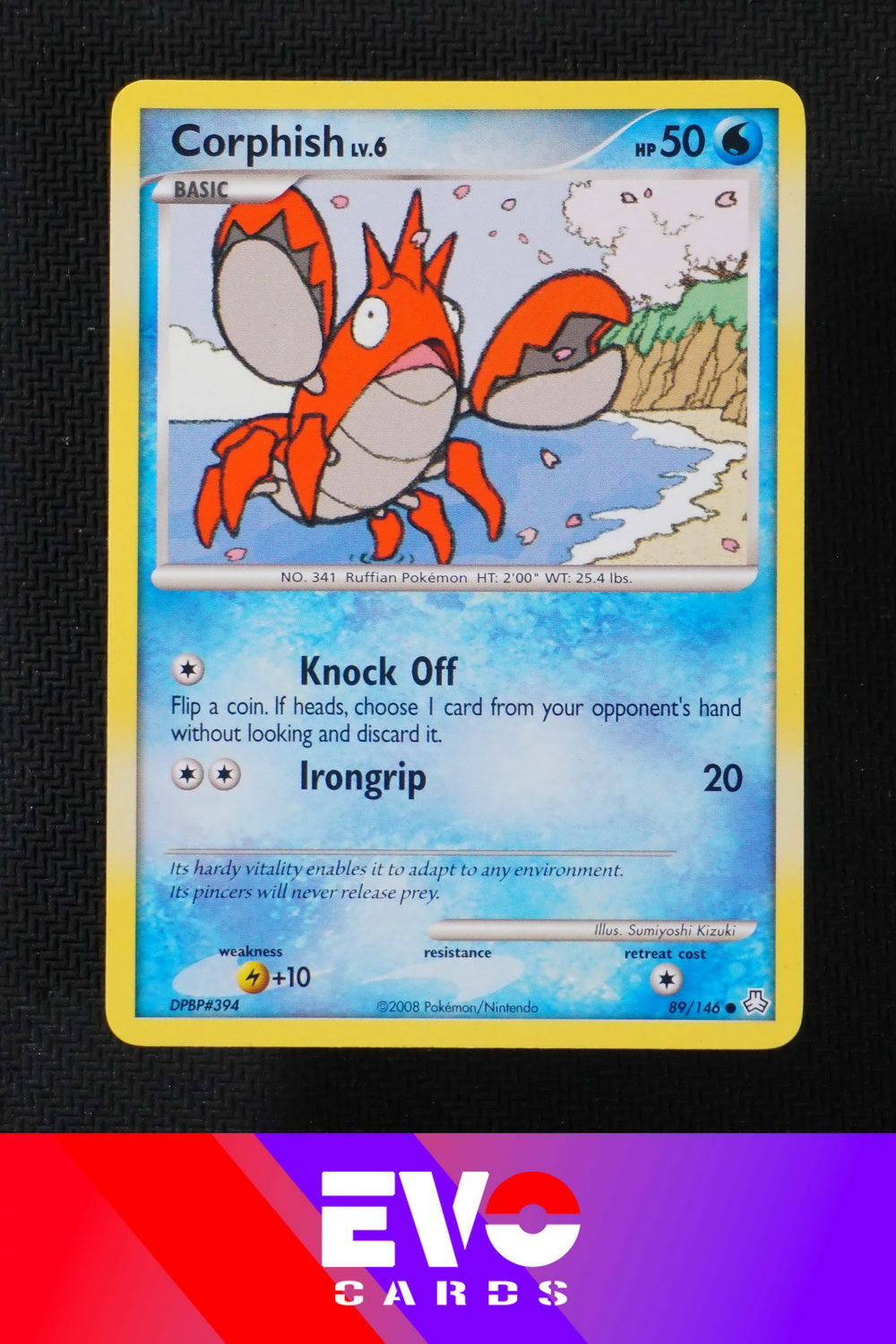 corphish pokemon card Corphish 89/146 Legends Awakened