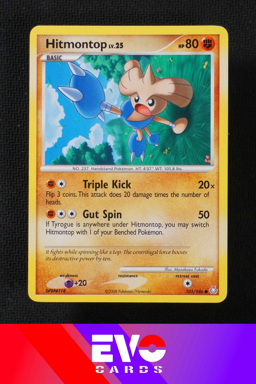 Hitmontop 101/146 Legends Awakened - Near Mint