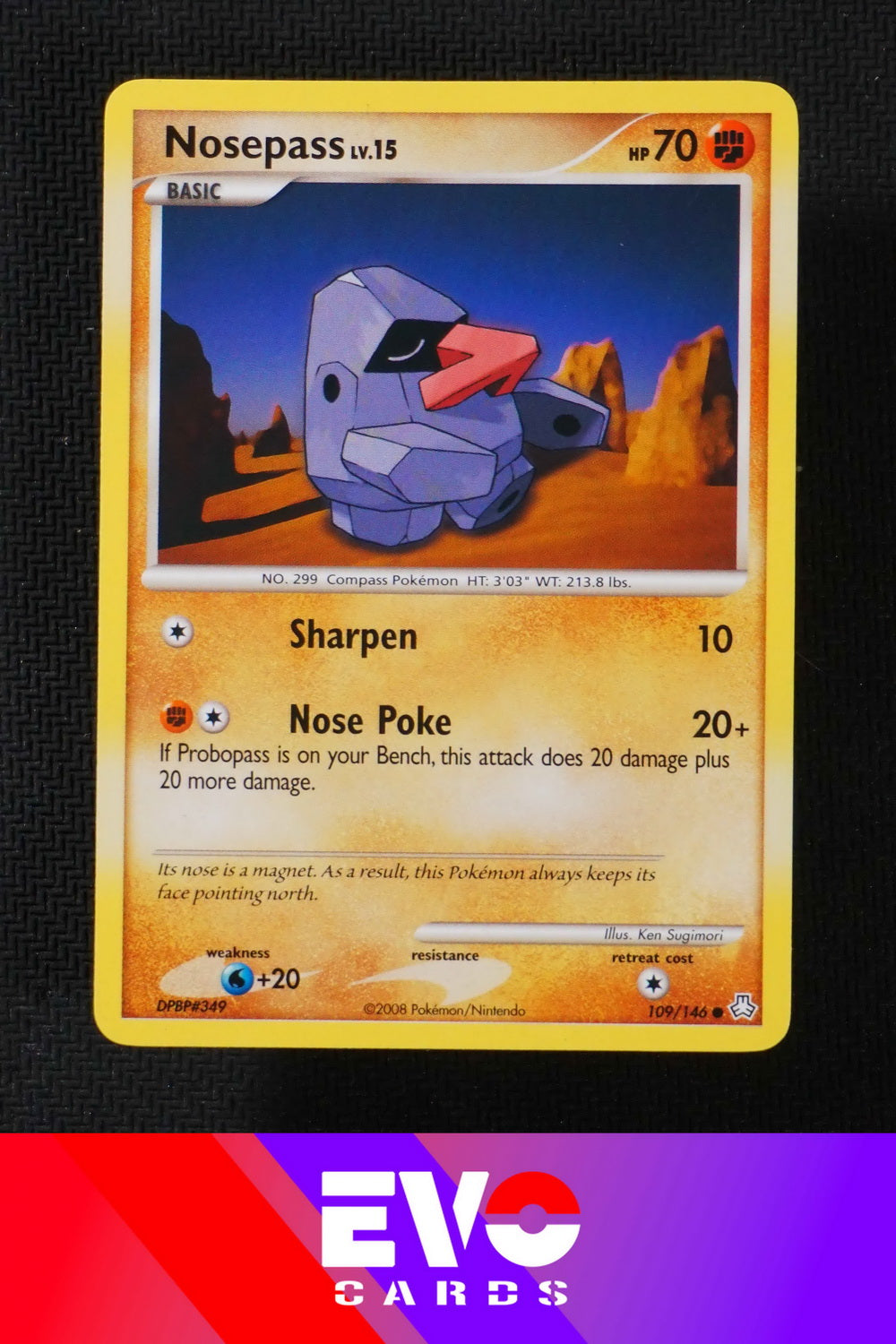nosepass pokemon card Nosepass 109/146 Legends Awakened