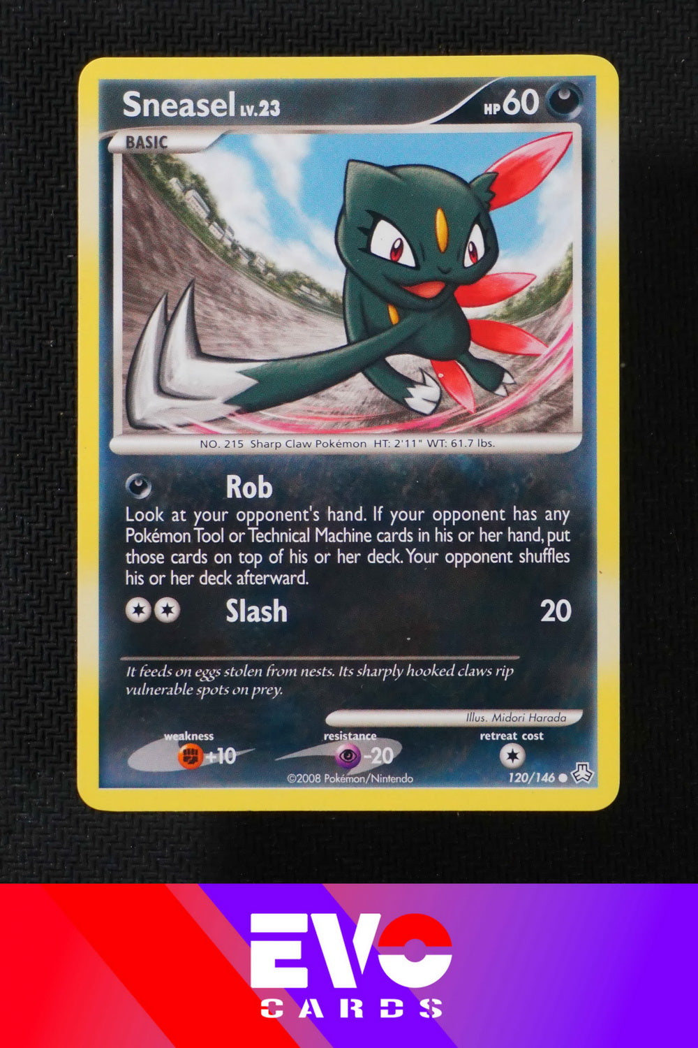 Sneasel 120/146 Legends Awakened - Near Mint Sneasel 120/146 Legends Awakened - Near Mint
