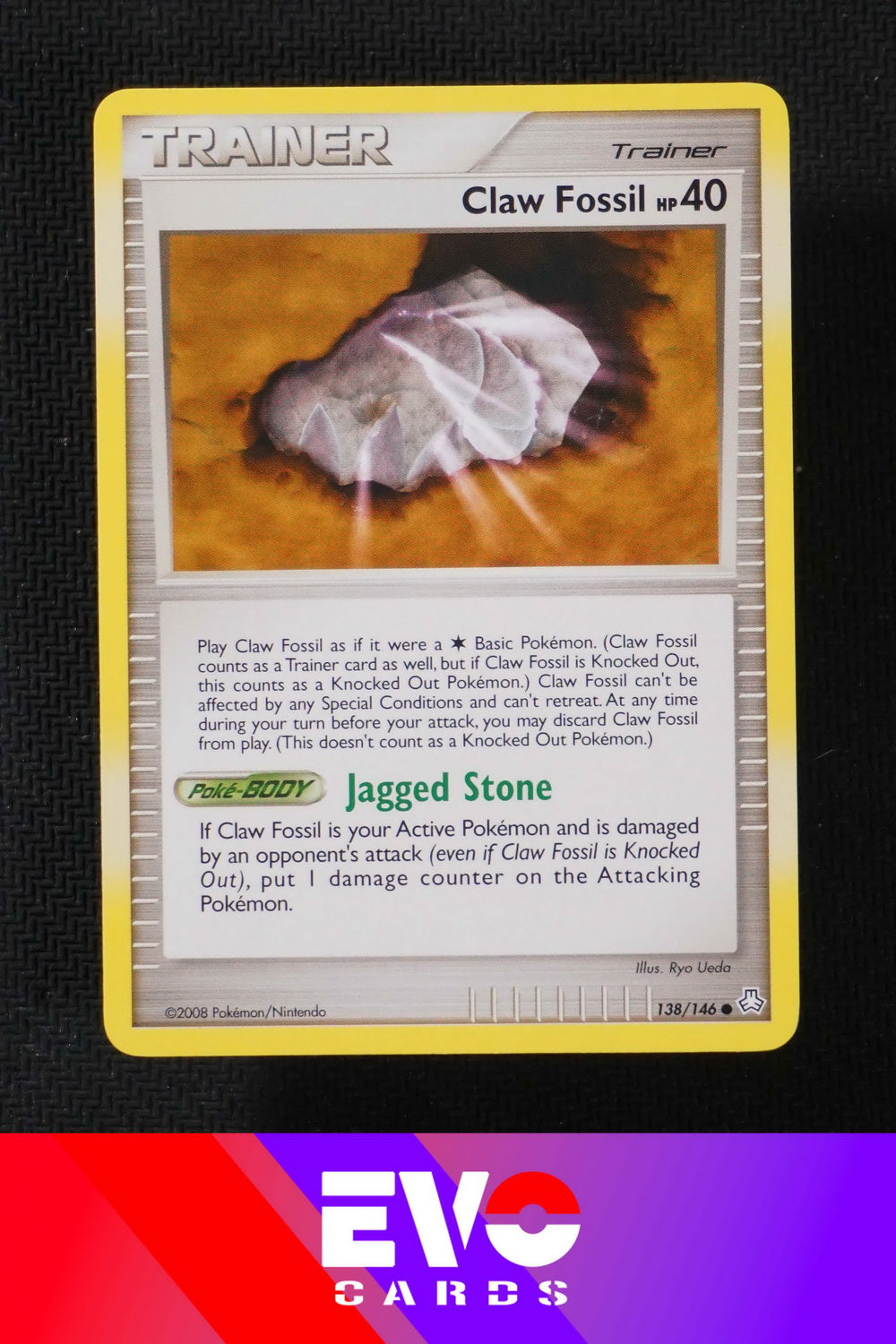 Claw Fossil 138/146 - Legends Awakened - Near Mint