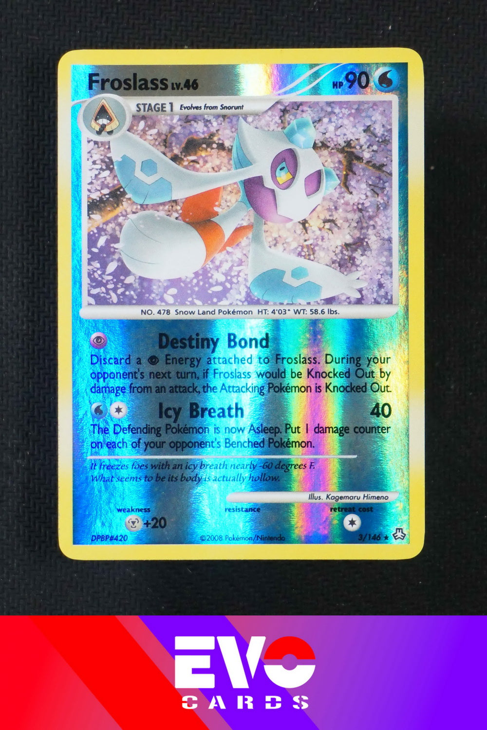 Froslass 3/146 - Legends Awakened - Reverse Holo - Excellent