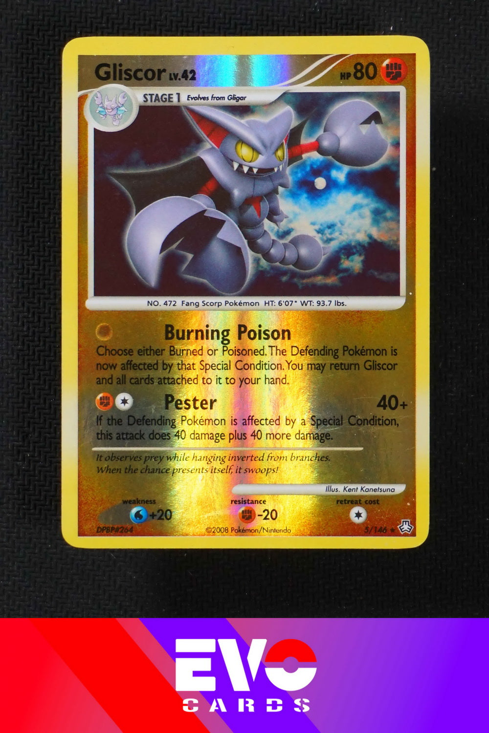 Gliscor 5/146 - Legends Awakened - Reverse Holo - Excellent