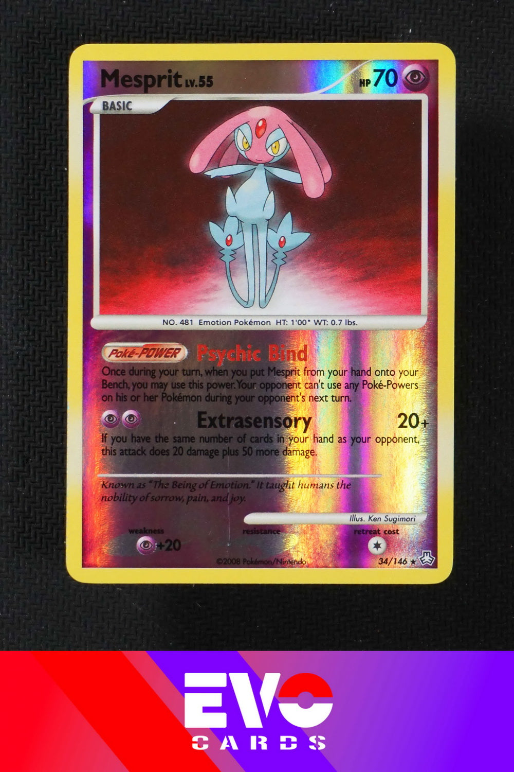 Mesprit 34/146 - Legends Awakened - Reverse Holo - Excellent