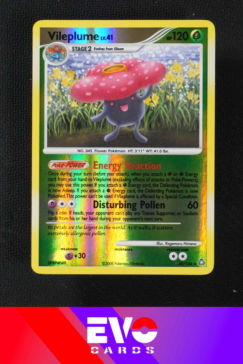 Vileplume 45/146 - Legends Awakened - Reverse Holo - Excellent