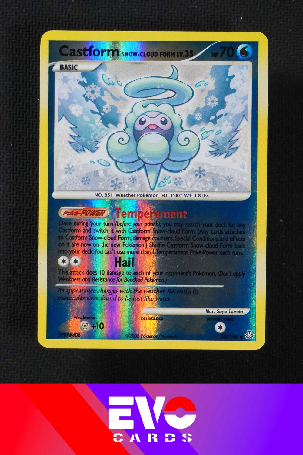 pokemon castform card Castform 50/146 - Legends Awakened - Reverse Holo