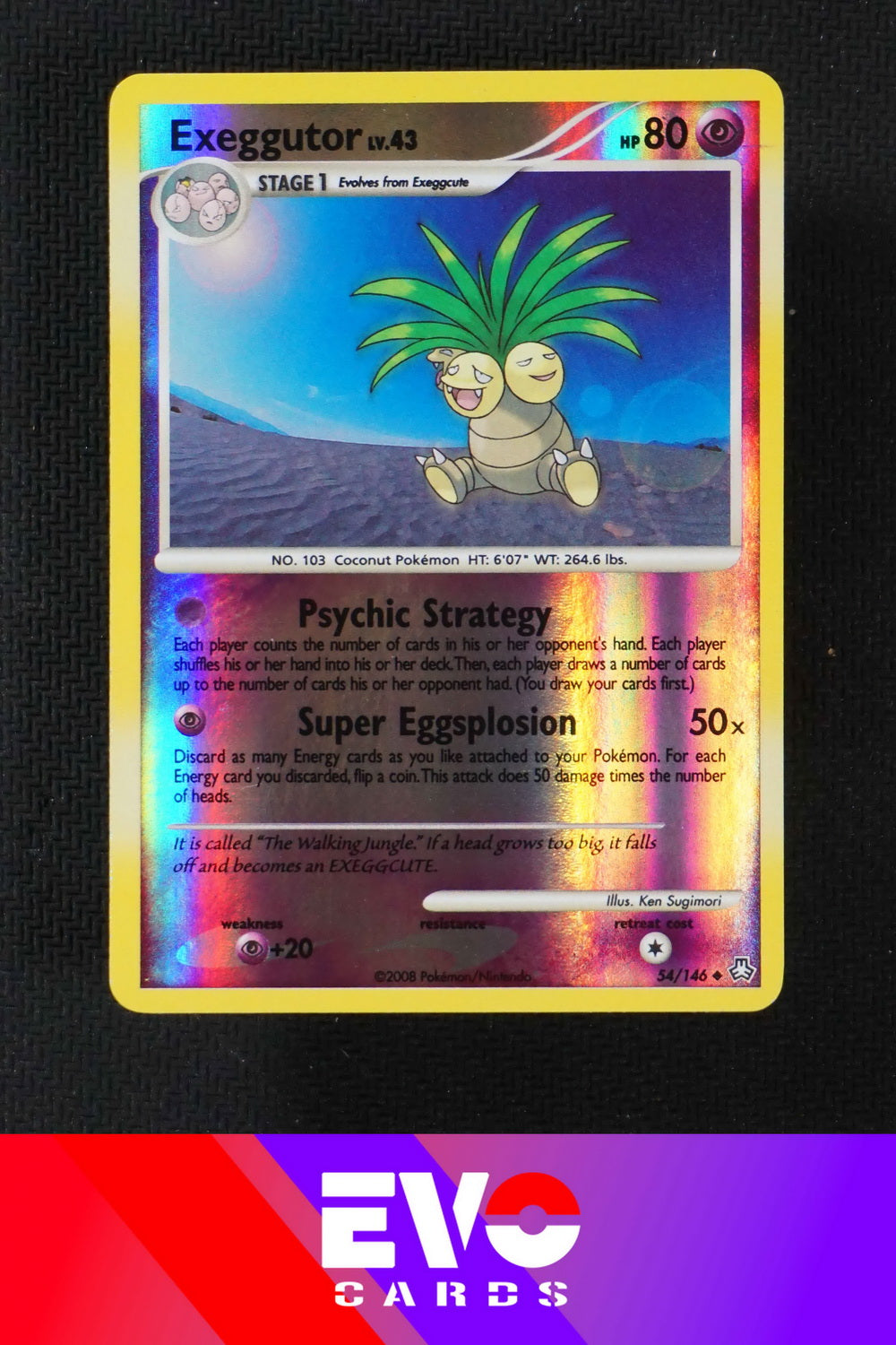Exeggutor 54/146 - Legends Awakened - Reverse Holo - Excellent