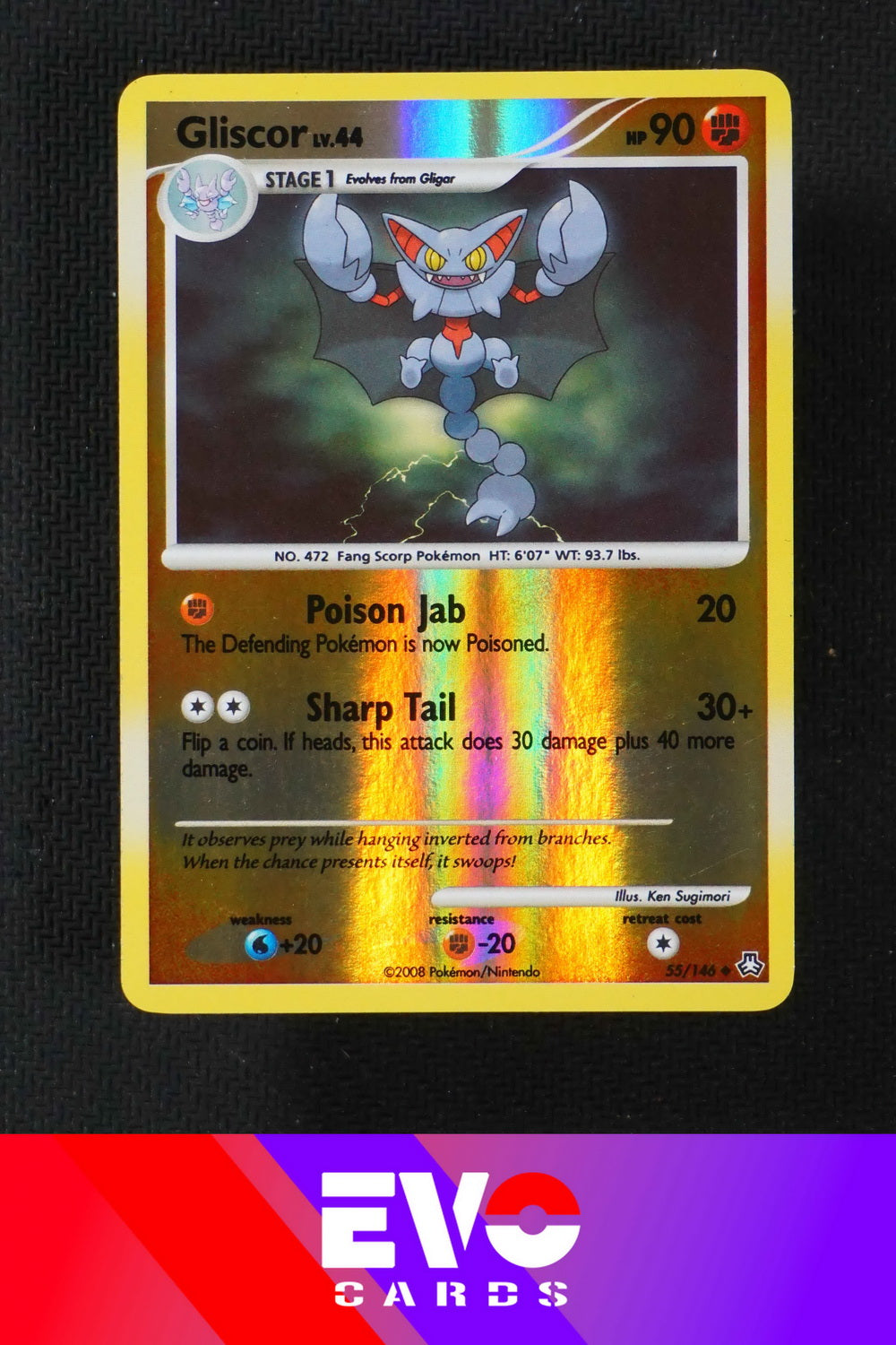 Gliscor 55/146 - Legends Awakened - Reverse Holo - Excellent