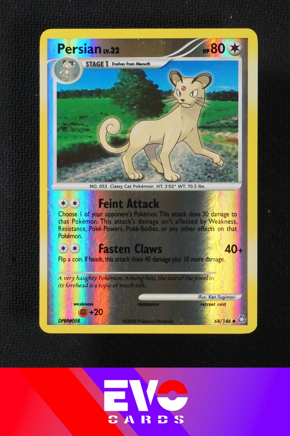 Persian 68/146 - Legends Awakened - Reverse Holo - Excellent Persian 68/146 - Legends Awakened - Reverse Holo - Excellent