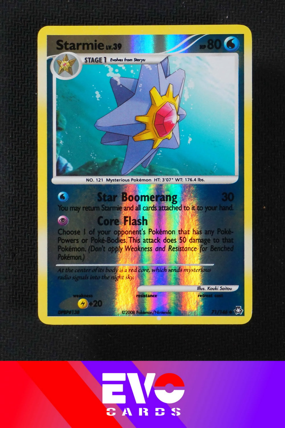 Starmie 71/146 - Legends Awakened - Reverse Holo - Excellent