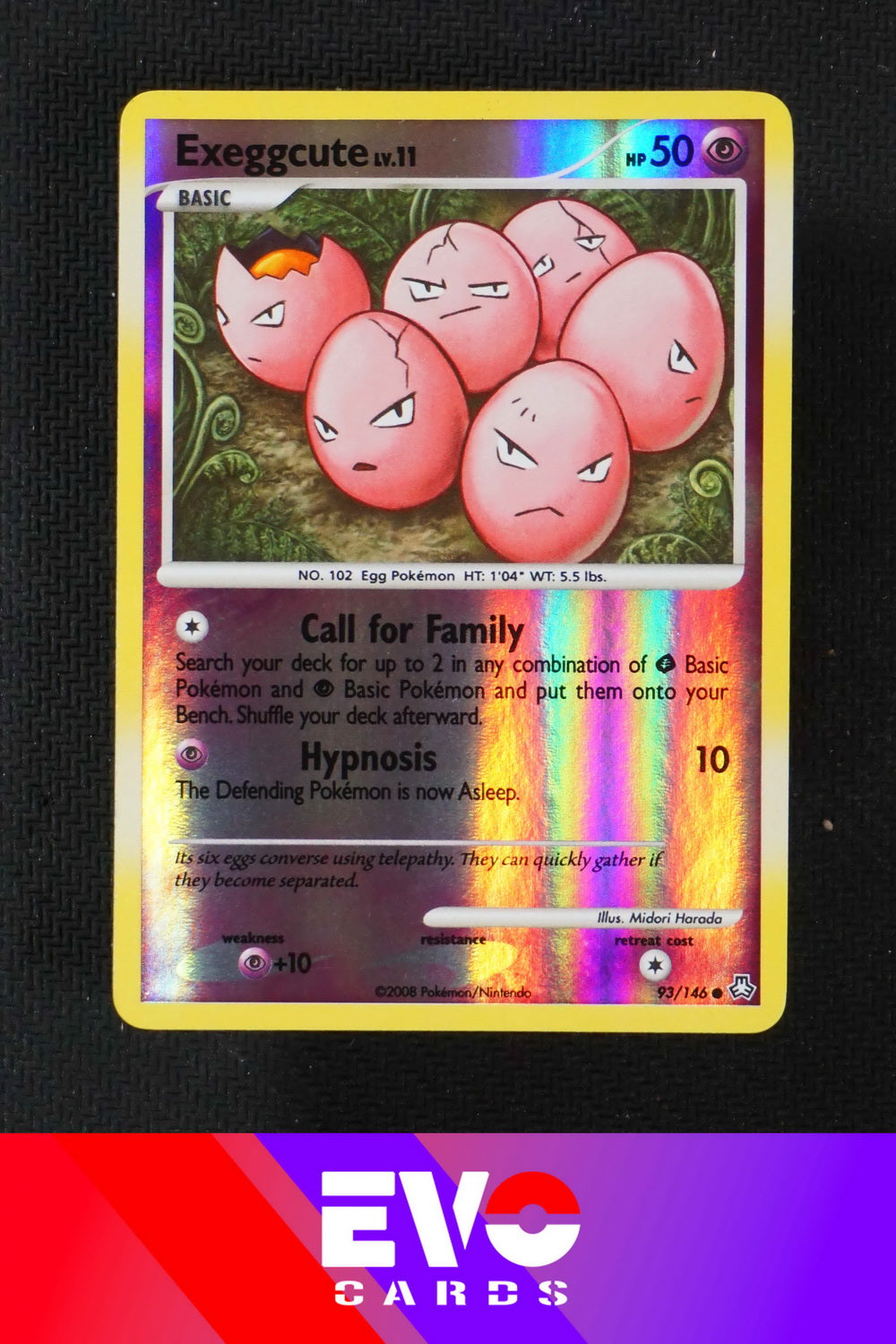 Exeggcute 93/146 - Legends Awakened - Reverse Holo - Excellent