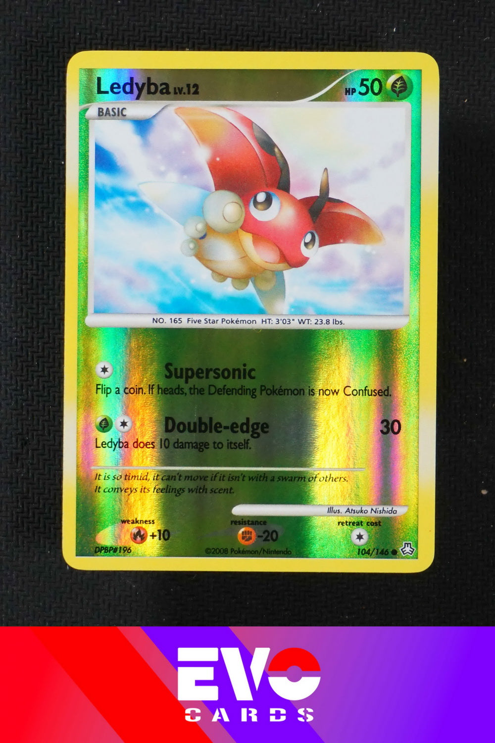 Ledyba 104/146 - Legends Awakened - Reverse Holo - Near Mint