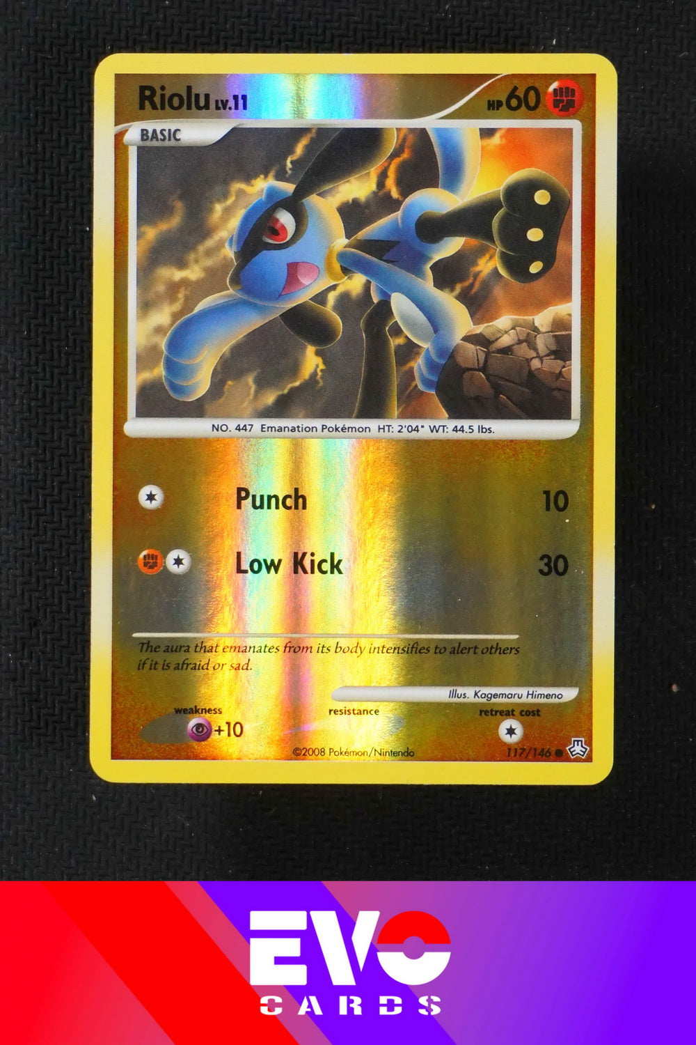 Riolu 117/146 - Legends Awakened - Reverse Holo - Near Mint