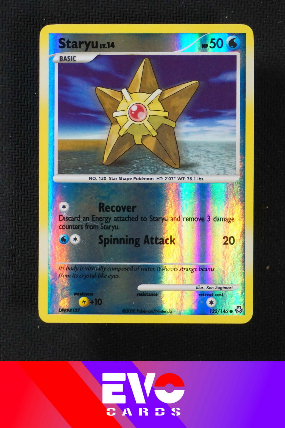 Staryu 122/146 - Legends Awakened - Reverse Holo - Excellent