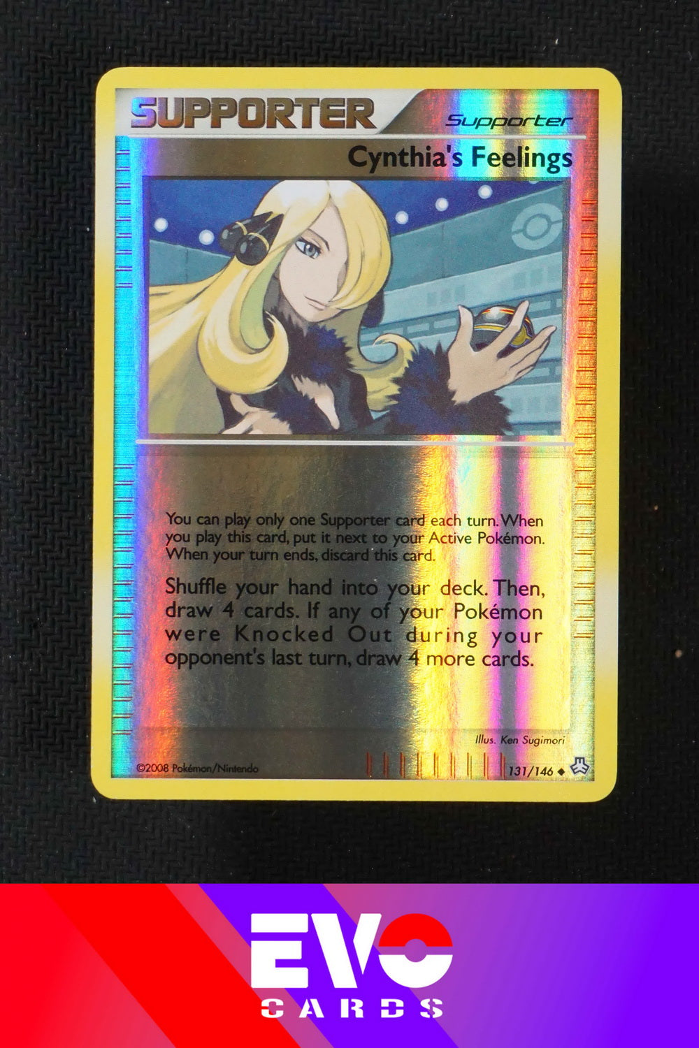 Cynthia's Feelings 131/146 - Legends Awakened - Reverse Holo - Excellent