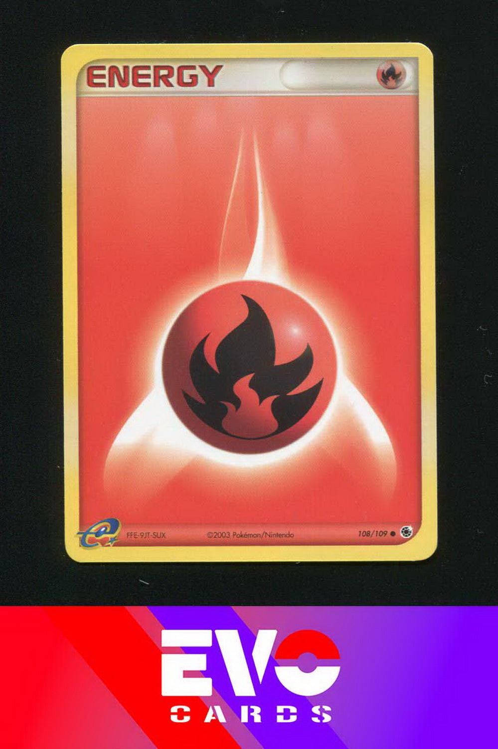 Fire Energy 108/109 - ex Ruby & Sapphire - E - Excellent