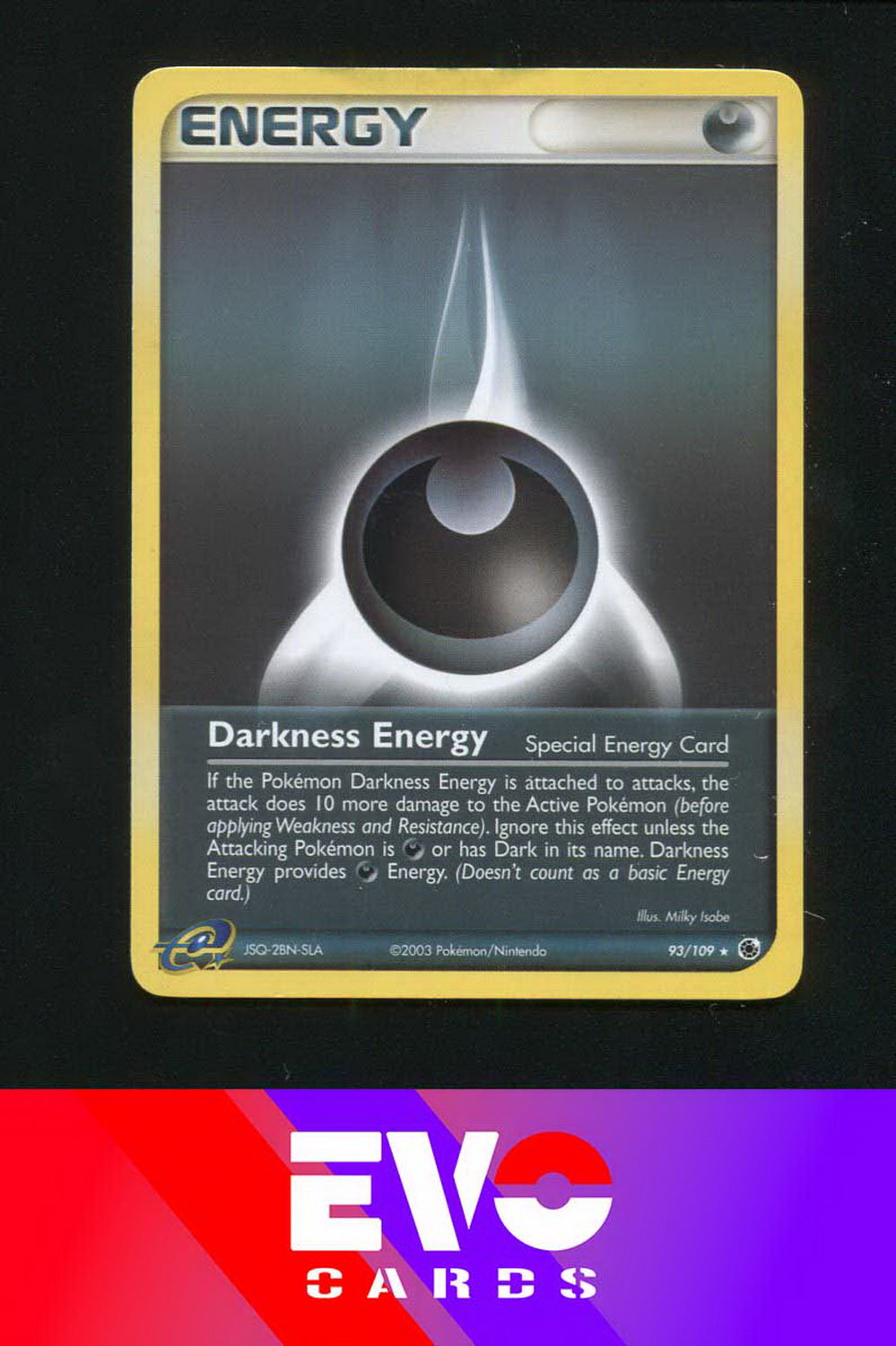 Darkness Energy 93/109 - ex Ruby & Sapphire - Near Mint Darkness Energy 93/109 - ex Ruby & Sapphire - Near Mint