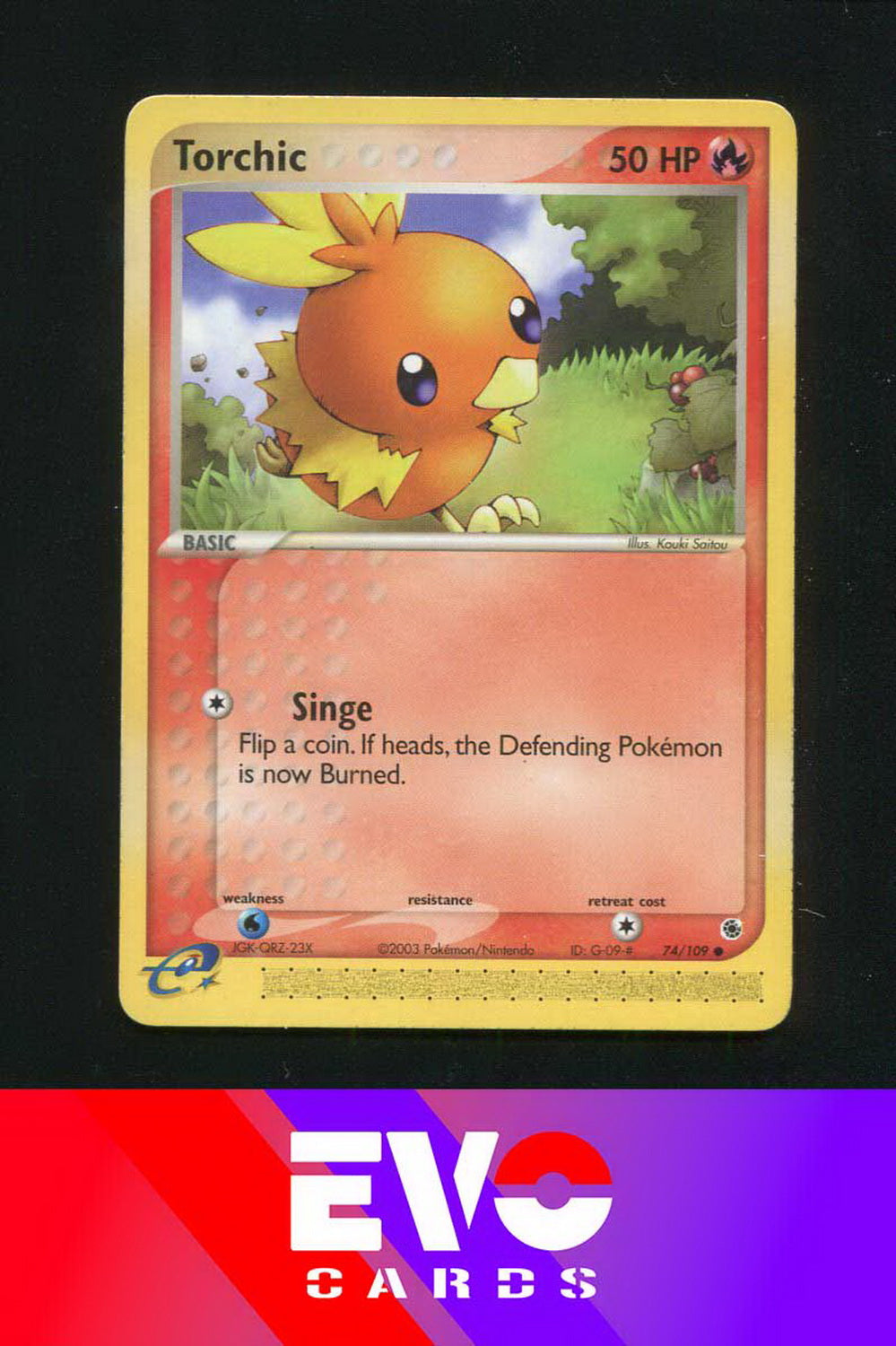 Torchic 74/109 - ex Ruby & Sapphire