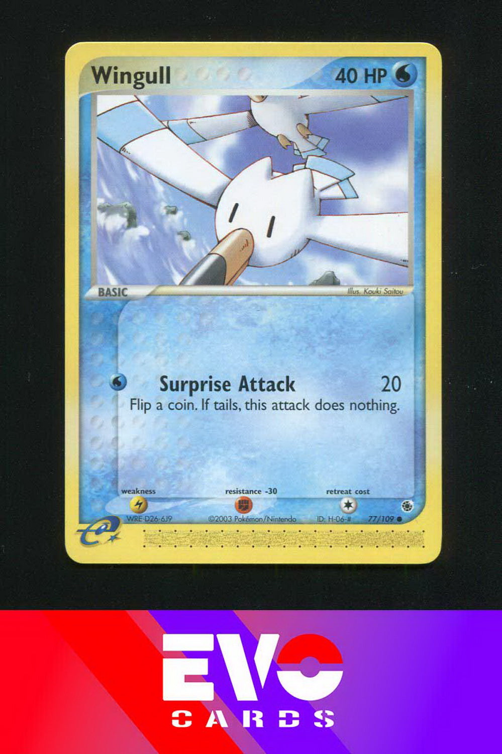 Wingull 77/109 - ex Ruby & Sapphire - Near Mint