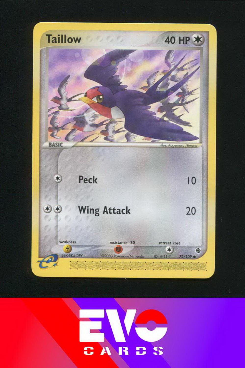 Taillow 72/109 - ex Ruby & Sapphire - Near Mint