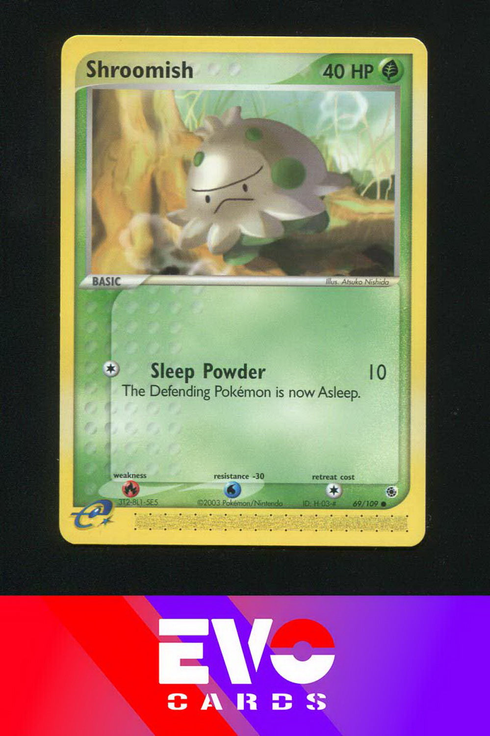 Shroomish 69/109 - ex Ruby & Sapphire - Near Mint