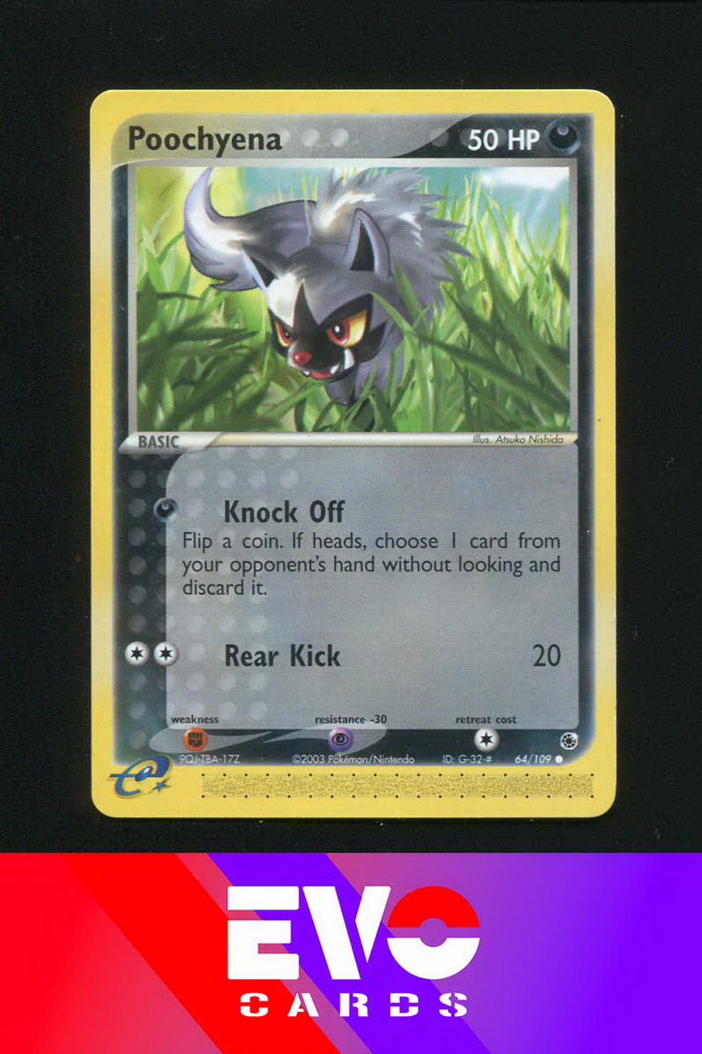 Poochyena 64/109 - ex Ruby & Sapphire - Near Mint Poochyena 64/109 - ex Ruby & Sapphire - Near Mint