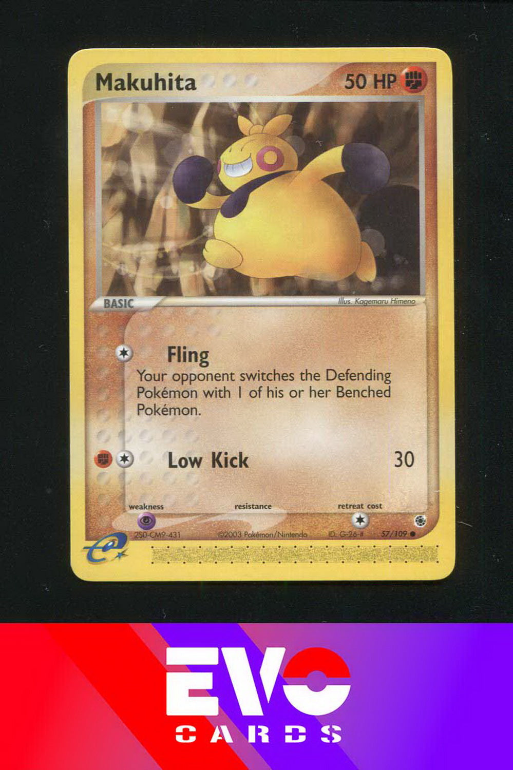 Makuhita 57/109 - ex Ruby & Sapphire - Near Mint