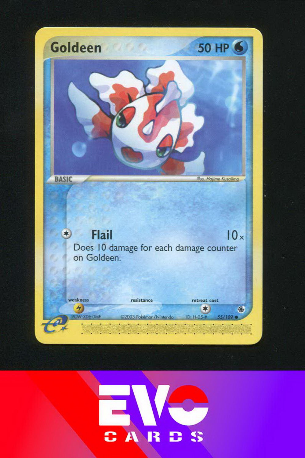 Goldeen 55/109 - ex Ruby & Sapphire - Near Mint
