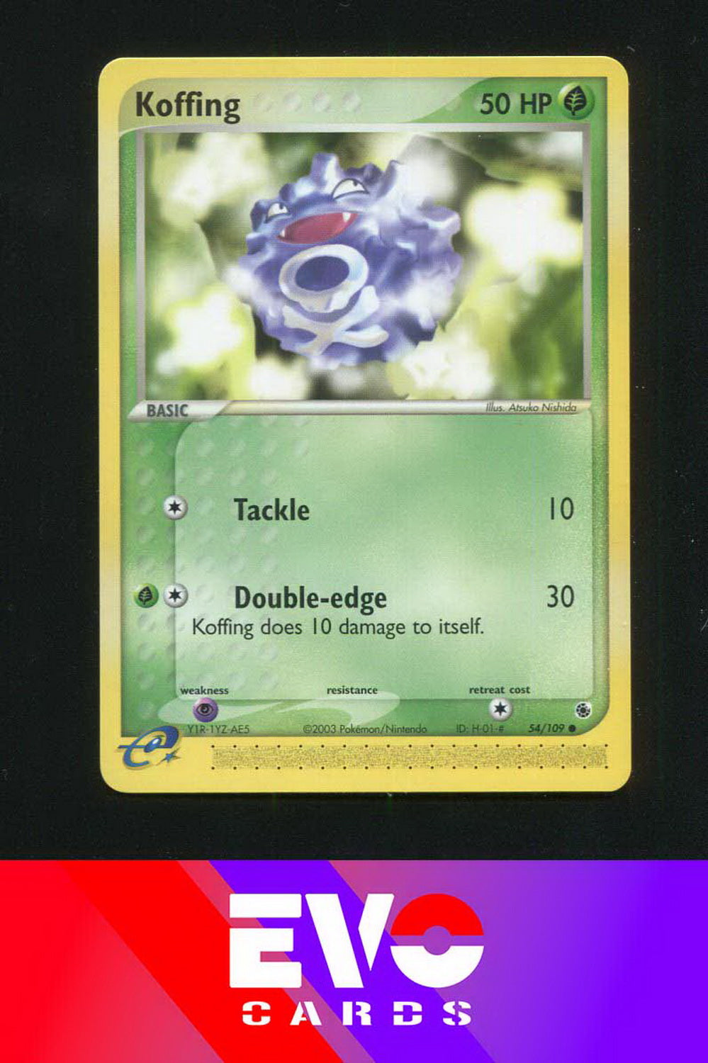 Koffing 54/109 - ex Ruby & Sapphire - Near Mint