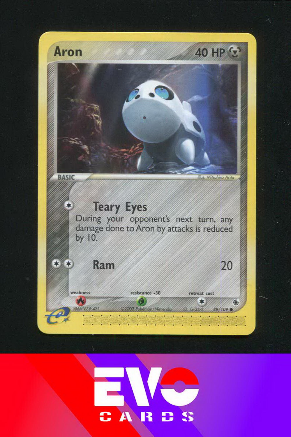 Aron 49/109 - ex Ruby & Sapphire - Near Mint