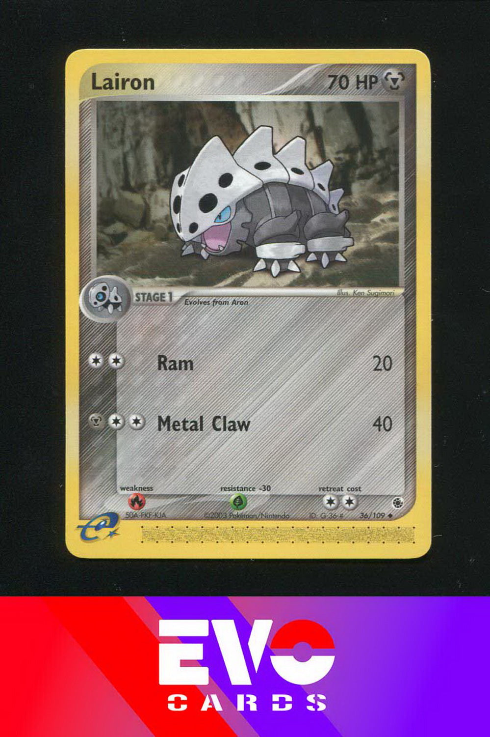 Lairon 36/109 - ex Ruby & Sapphire - Near Mint Lairon 36/109 - ex Ruby & Sapphire - Near Mint