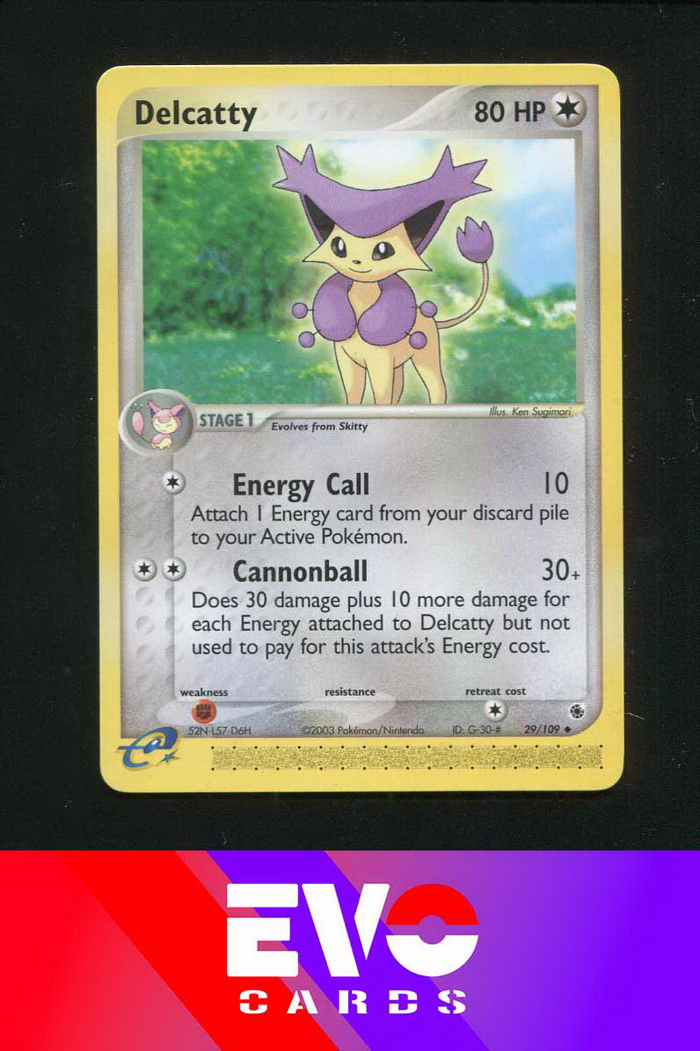 Delcatty 29/109 - ex Ruby & Sapphire - Near Mint