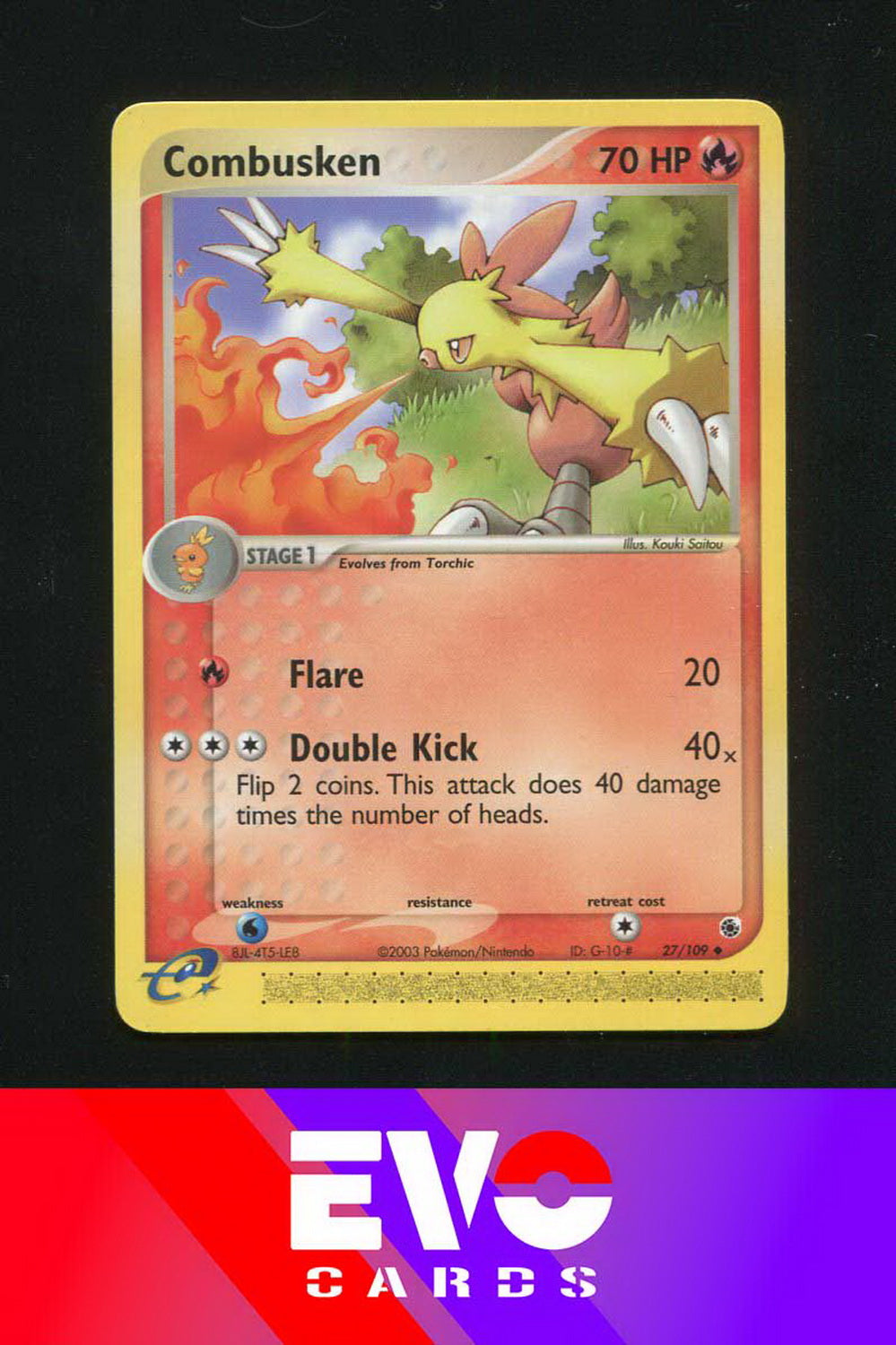 Combusken 27/109 - ex Ruby & Sapphire - Near Mint