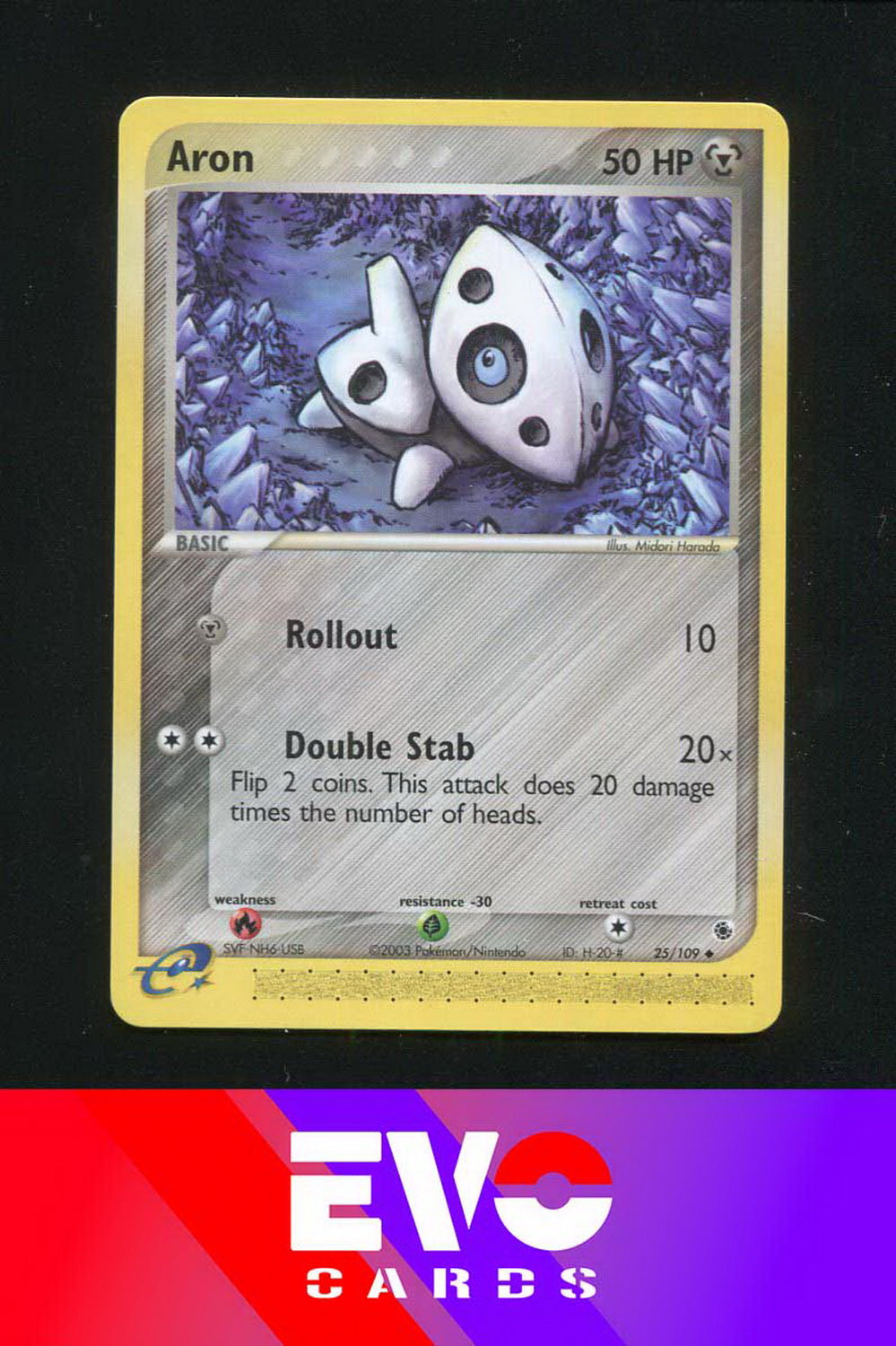 Aron 25/109 - ex Ruby & Sapphire - Near Mint Aron 25/109 - ex Ruby & Sapphire - Near Mint