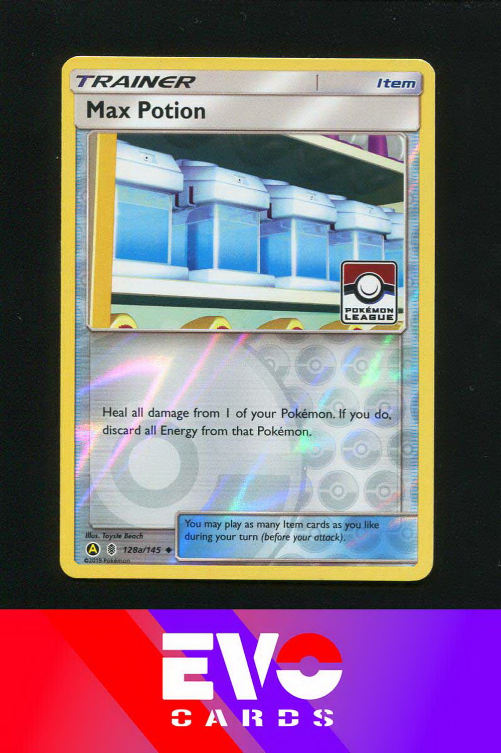 Max Potion 128a/145 - League Promo - Near Mint Max Potion 128a/145 - League Promo - Near Mint