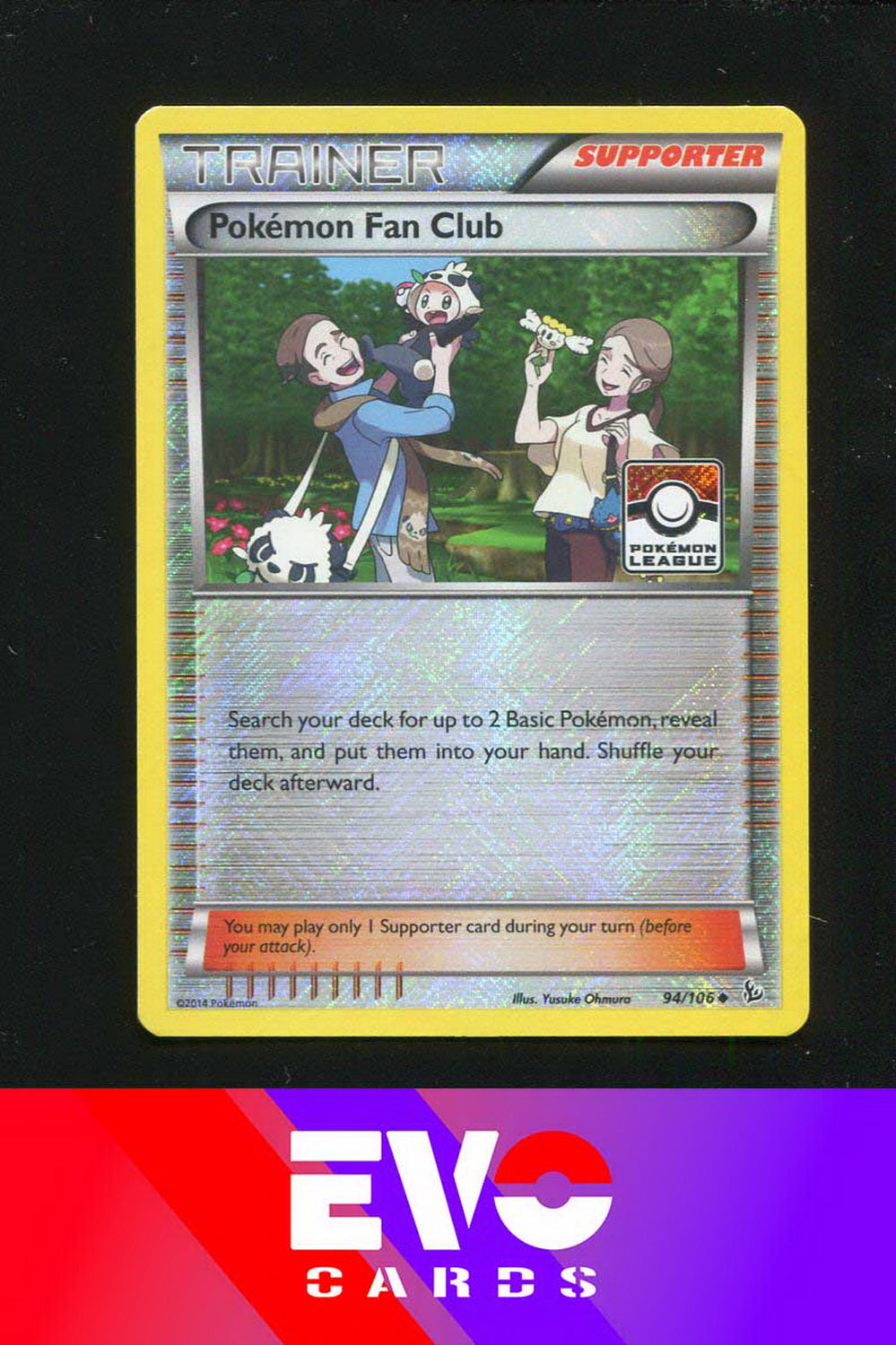 Pokemon Fan Club 94/106 - League Promo - Near Mint Pokemon Fan Club 94/106 - League Promo - Near Mint