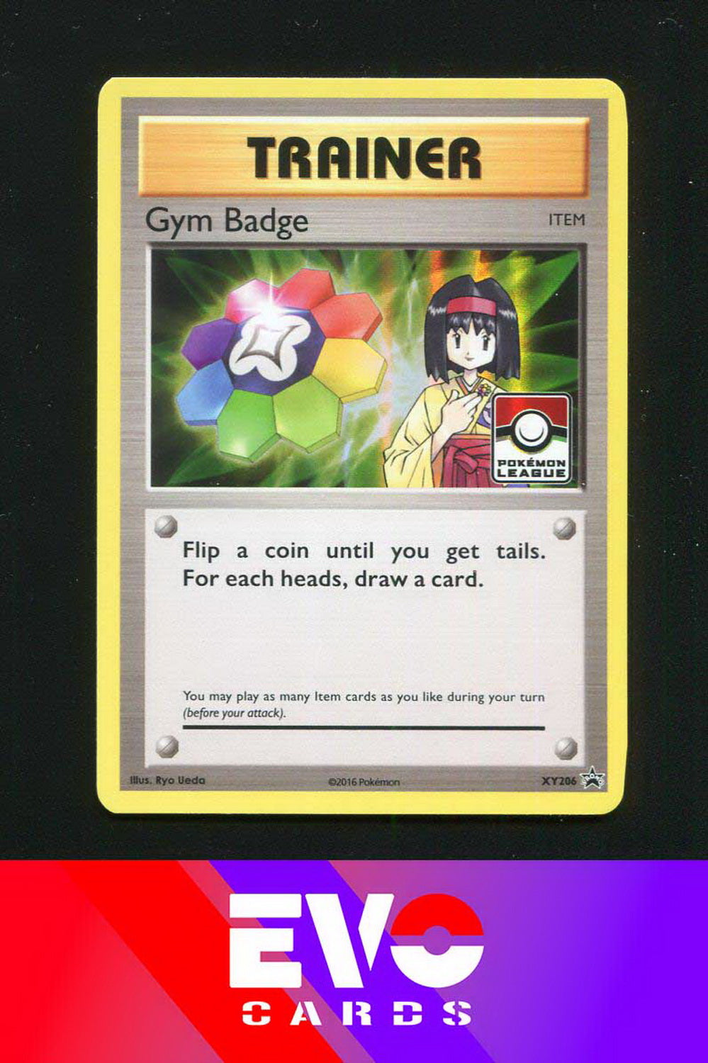 Gym Badge XY206 - League Promo - Near Mint