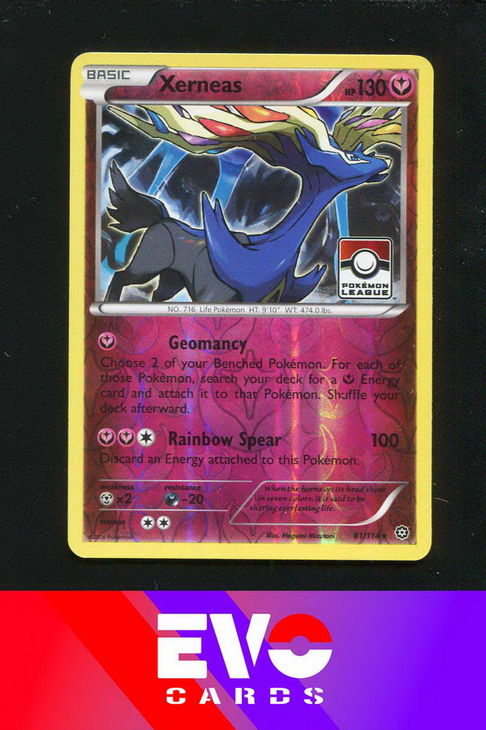 Xerneas 81/114 - League Promo - Near Mint
