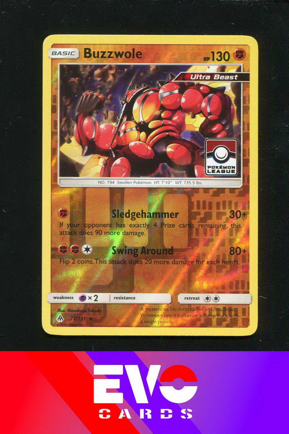 Buzzwole 77/131 - League Promo - Near Mint