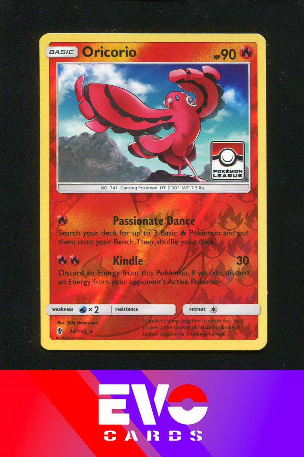 Oricorio 14/145 - League Promo - Near Mint