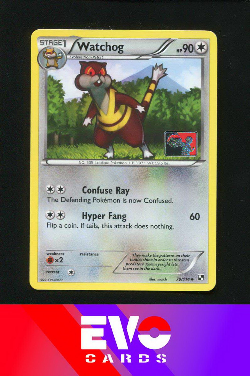 Watchog 79/114 - League Promo - Near Mint Watchog 79/114 - League Promo - Near Mint