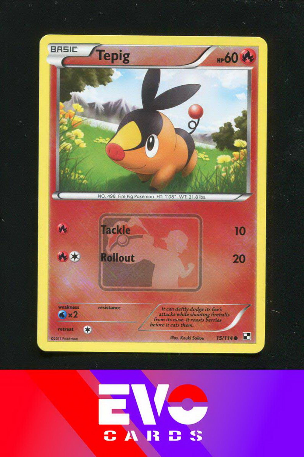 Tepig 15/114 - League Promo - Near Mint Tepig 15/114 - League Promo - Near Mint