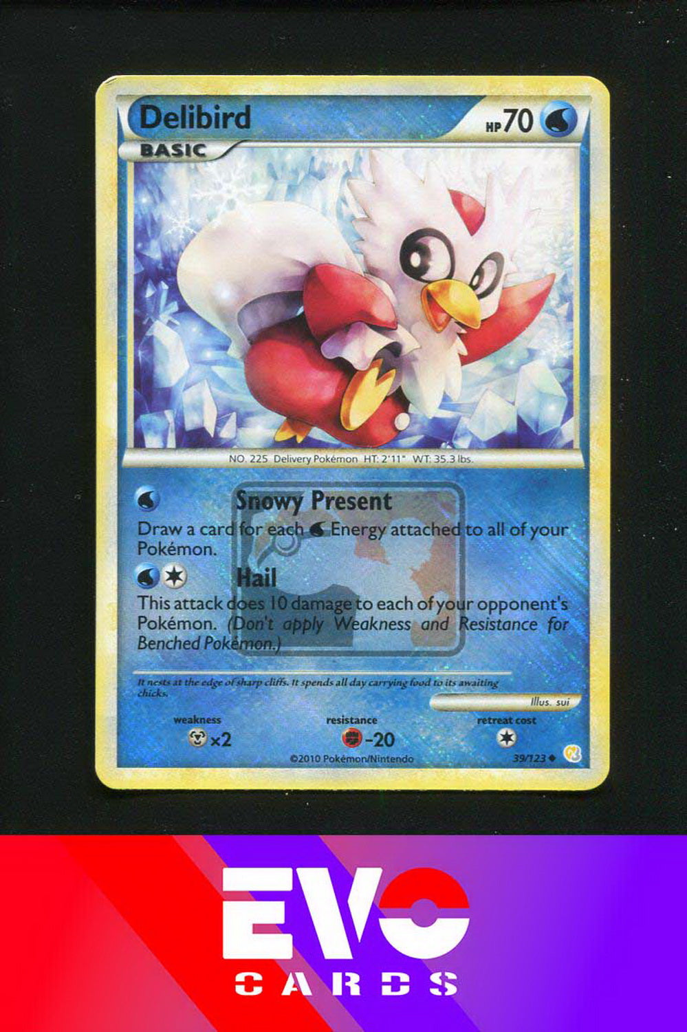 Delibird 39/123 - League Promo - Near Mint Delibird 39/123 - League Promo - Near Mint