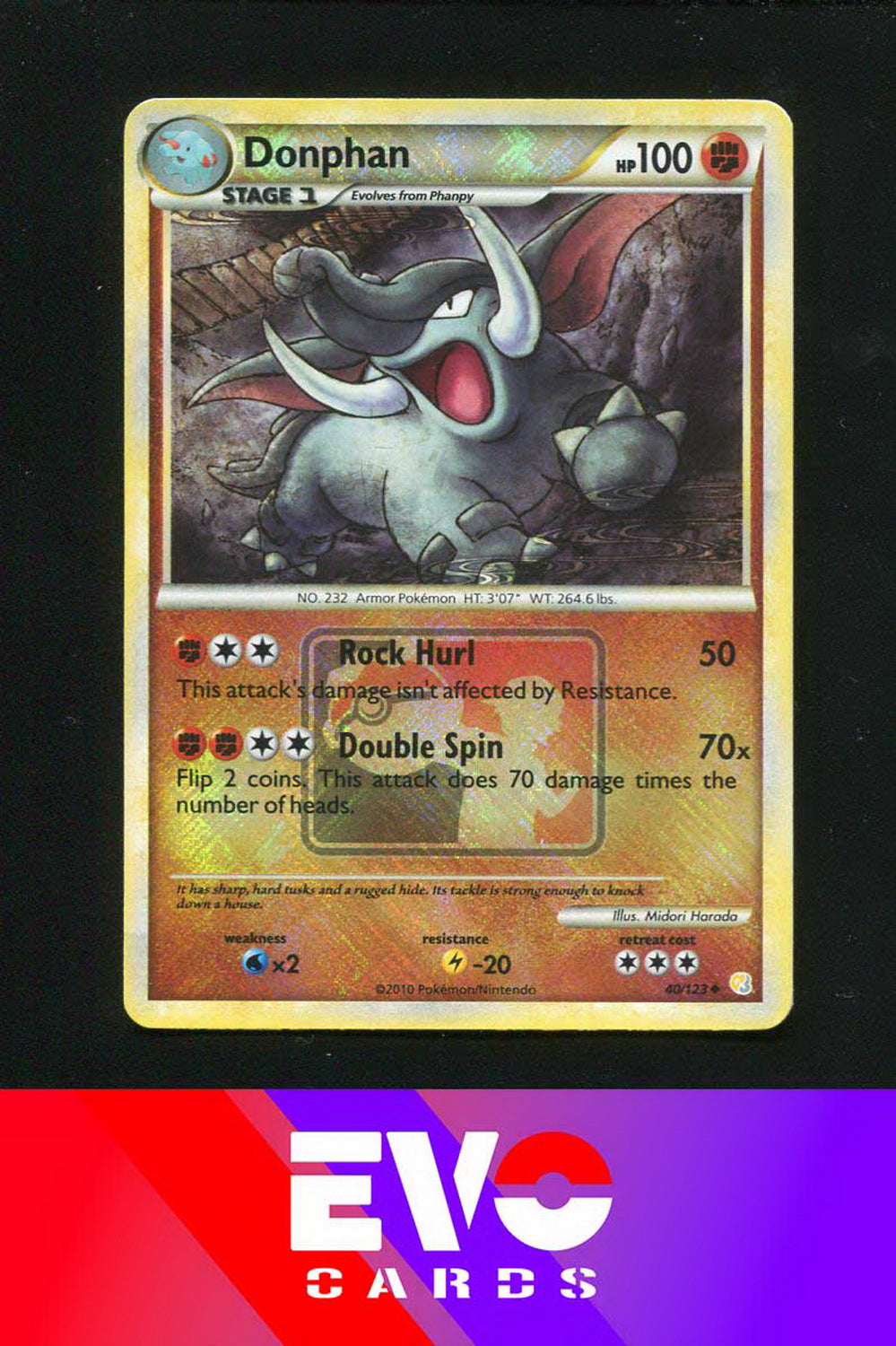 Donphan 40/123 - League Promo - Near Mint