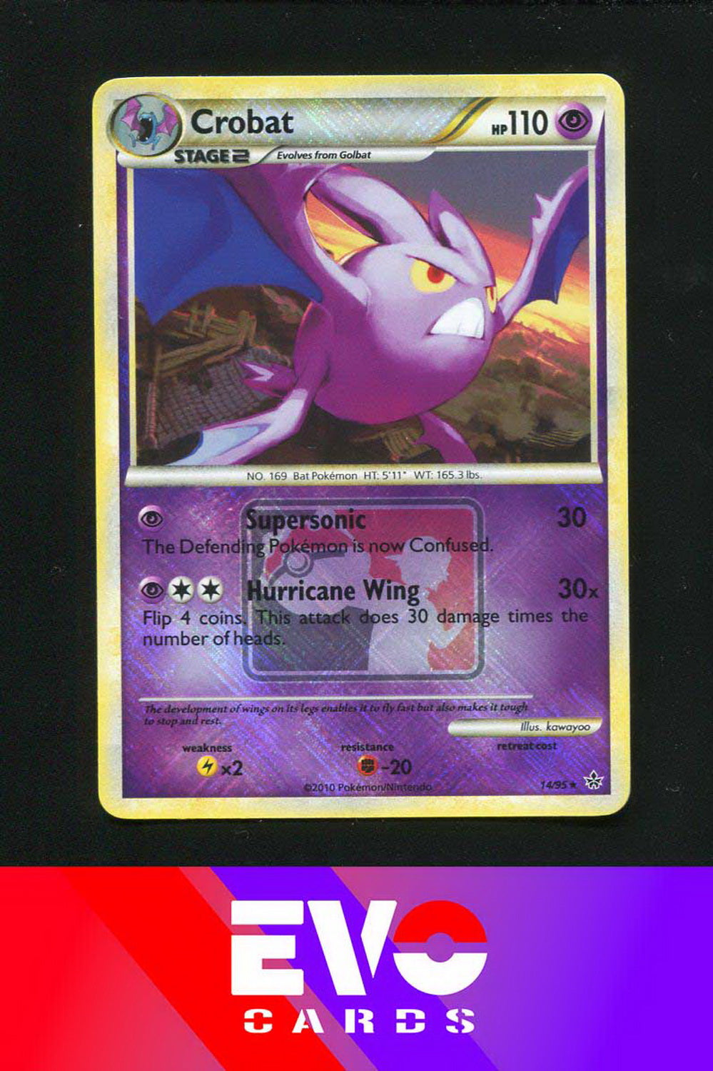 Crobat 14/95 - League Promo - Near Mint
