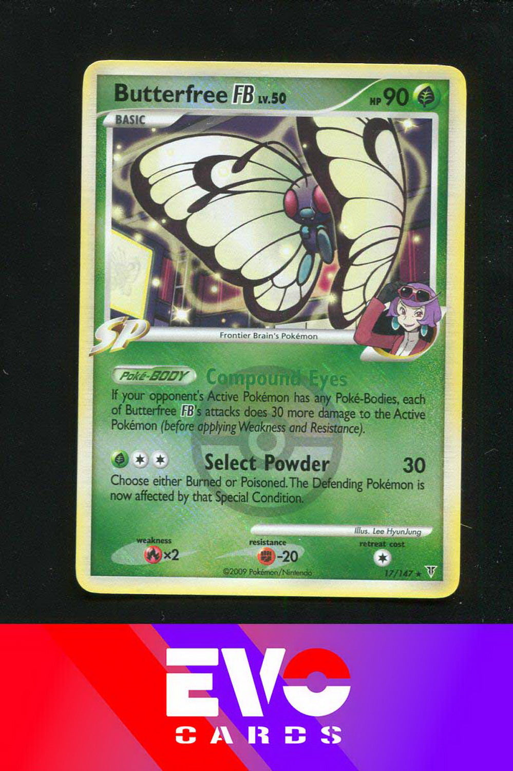 Butterfree 17/147 - League Promo - Near Mint