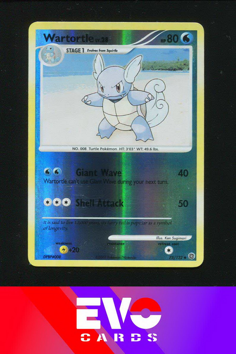 Wartortle 75/132 - Secret Wonders - Reverse Holo - Very Good