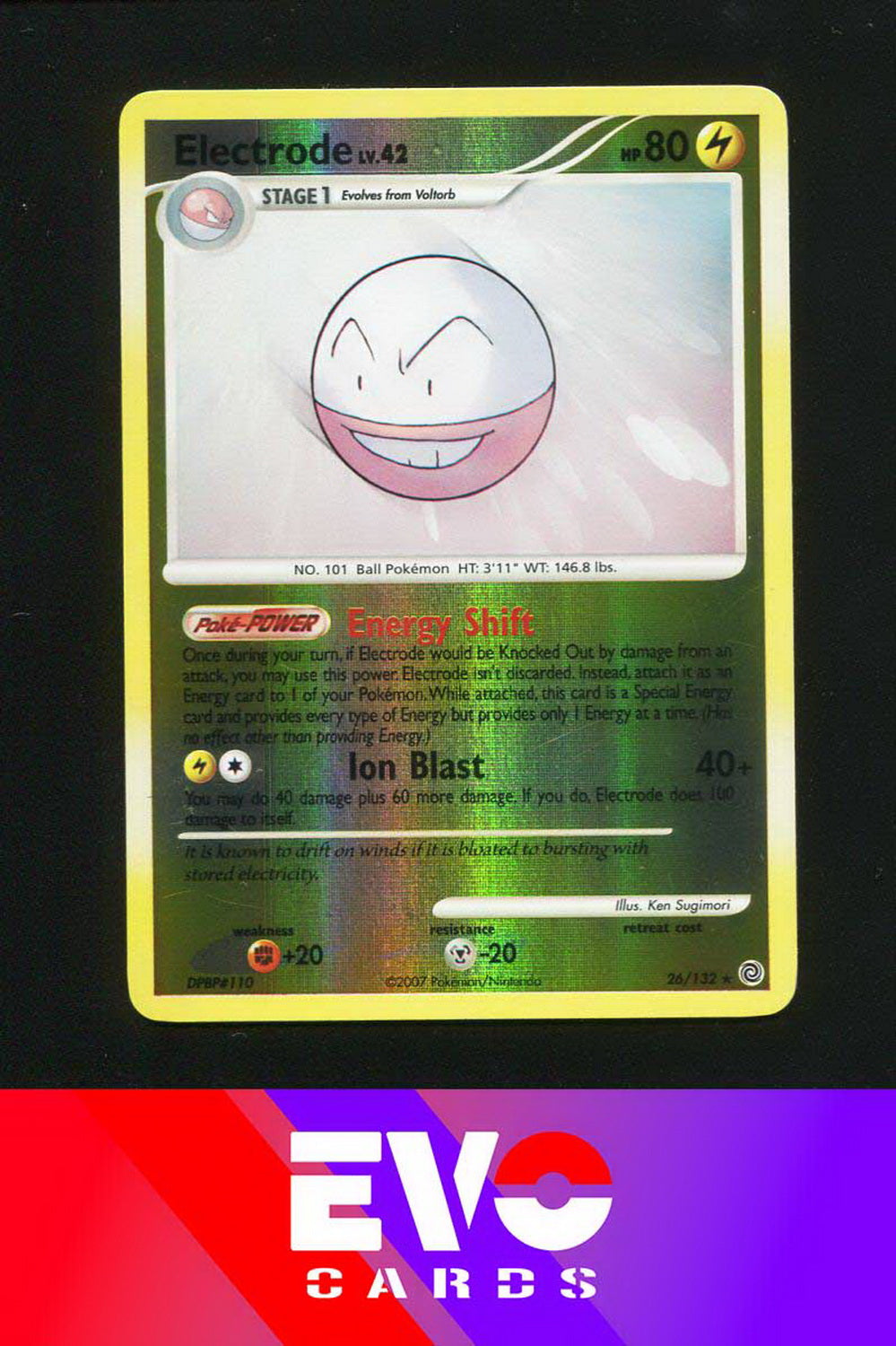Electrode 26/132 - Secret Wonders - Reverse Holo - Very Good Electrode 26/132 - Secret Wonders - Reverse Holo - Very Good