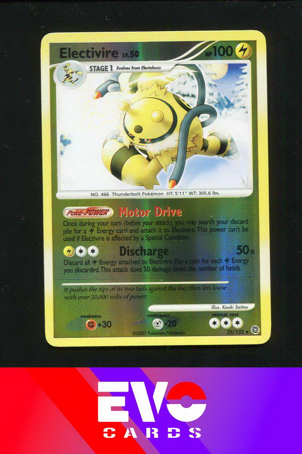 Electivire 25/132 - Secret Wonders - Reverse Holo - Very Good