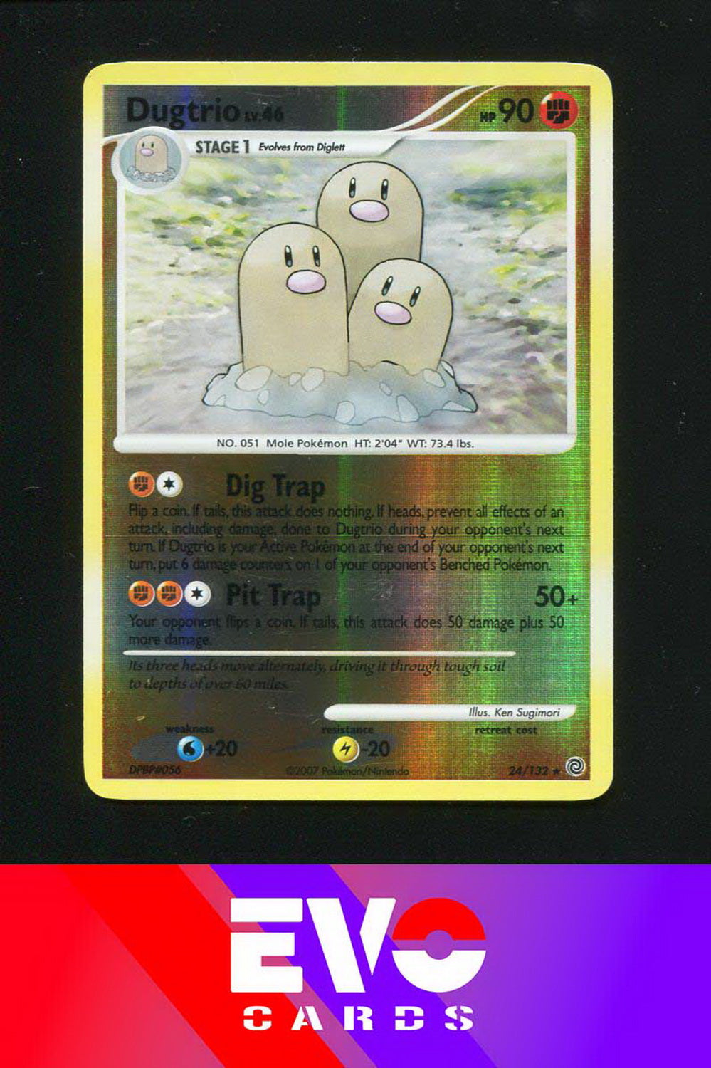Dugtrio 24/132 - Secret Wonders - Reverse Holo - Very Good